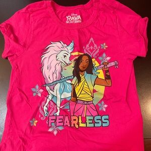 Disney Raya and the Last Dragon Fearless Pink T-Shirt